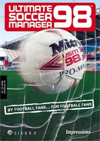 Ultimate Soccer Manager '98 - Box - Front Image