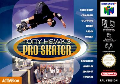 Tony Hawk's Pro Skater - Box - Front Image