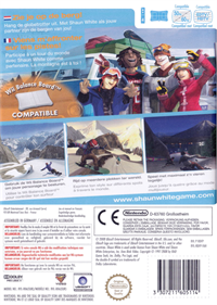 Shaun White Snowboarding: Road Trip - Box - Back Image