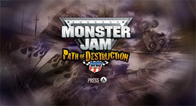 Monster Jam: Path of Destruction - Screenshot - Game Title Image