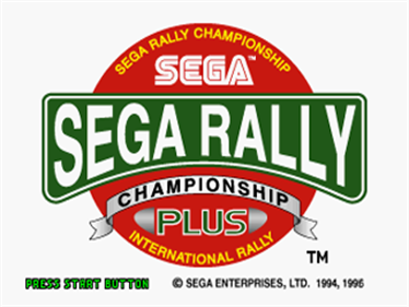 Sega Rally Championship Plus: Netlink Edition - Screenshot - Game Title Image