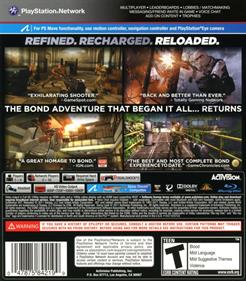 GoldenEye 007: Reloaded - Box - Back Image