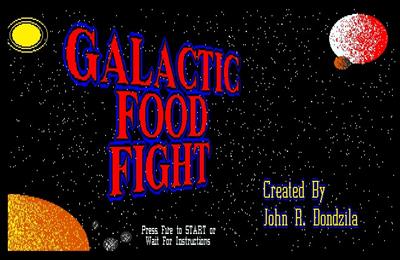 Galactic Food Fight - Screenshot - Game Title Image
