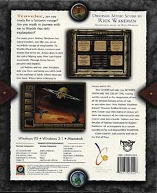 Between Earth and the End of Time - Box - Back Image