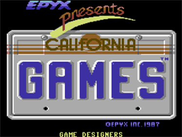 California Games - Screenshot - Game Title Image