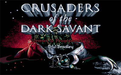 Wizardry: Crusaders of the Dark Savant - Screenshot - Game Title Image