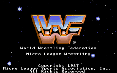 MicroLeague Wrestling - Screenshot - Game Title Image