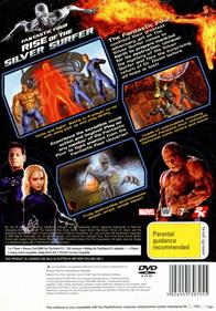 Fantastic Four: Rise of the Silver Surfer - Box - Back Image