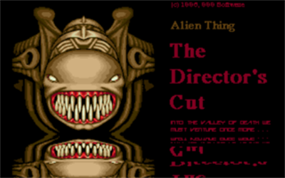 Alien Thing: The Director's Cut - Screenshot - Game Title Image
