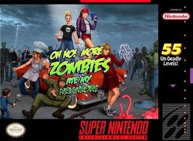 Oh No! More Zombies Ate My Neighbors! - Fanart - Box - Front Image