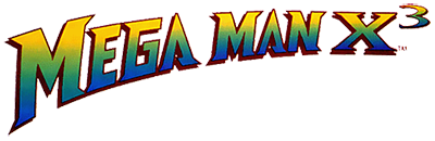 Mega Man X3 - Clear Logo Image