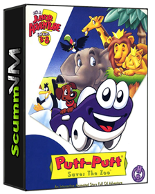 Putt-Putt Saves the Zoo - Box - 3D Image