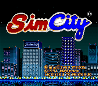 SimCity - Screenshot - Game Title Image