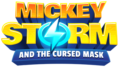 Mickey Storm and the Cursed Mask - Clear Logo Image