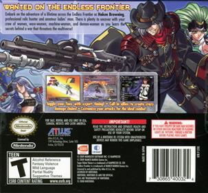 Super Robot Taisen OG Saga: Endless Frontier - Box - Back Image