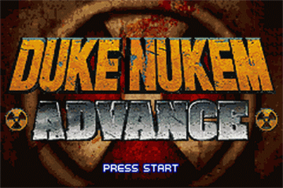 Duke Nukem Advance - Screenshot - Game Title Image