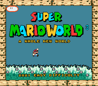 Super Mario World 3: A Whole New World - Screenshot - Game Title Image
