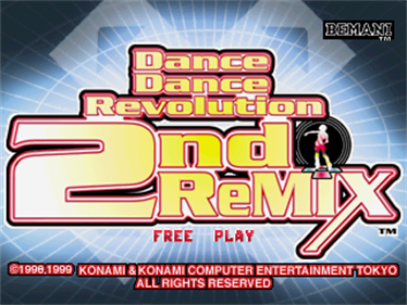 Dance Dance Revolution: 2nd ReMix - Screenshot - Game Title Image