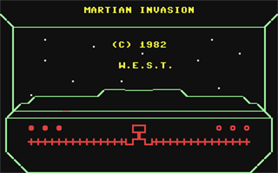 Martian Invasion (ALA Software) - Screenshot - Game Title Image