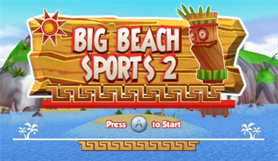 Big Beach Sports 2 - Screenshot - Game Title Image