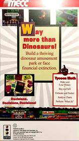 DinoPark Tycoon - Box - Back - Reconstructed Image