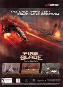 Fire Blade - Advertisement Flyer - Front Image