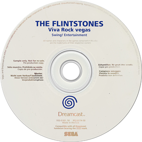 The Flintstones in Viva Rock Vegas - Fanart - Disc
