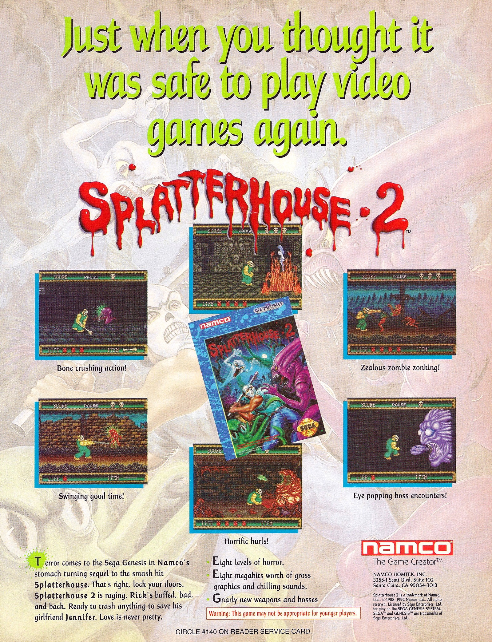 free download splatterhouse 2