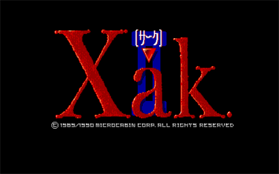 Xak II: Rising of the Redmoon - Screenshot - Game Title Image