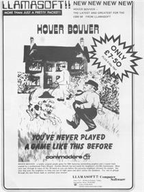 Hover Bovver - Advertisement Flyer - Front Image