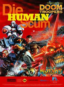 Doom Troopers - Advertisement Flyer - Front Image