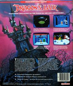Dragon's Lair - Box - Back Image