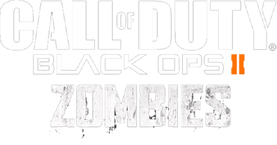 Call of Duty: Black Ops II: Zombies - Clear Logo Image