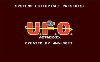 UFO Attack - Screenshot - Game Title Image