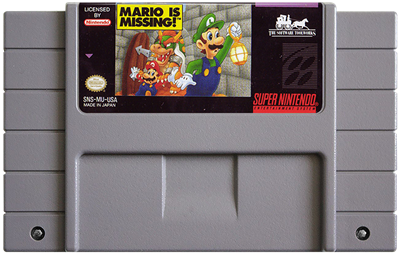 Mario is Missing! - Cart - Front Image