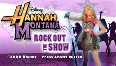 Hannah Montana: Rock out the Show - Screenshot - Game Title Image