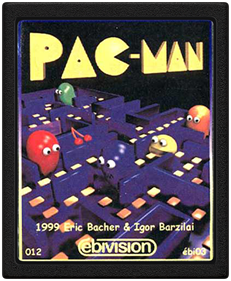 Pac-Man (Ebivision) - Cart - Front Image