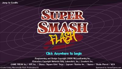 Super Smash Flash EXE - Screenshot - Game Title Image