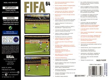 FIFA Soccer 64 - Box - Back Image