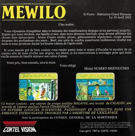 Mewilo - Box - Back Image
