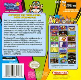 WarioWare, Inc.: Mega Microgame$! - Box - Back Image