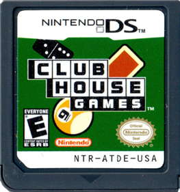 Clubhouse Games - Cart - Front Image