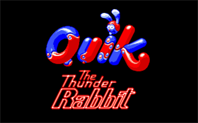 Quik the Thunder Rabbit - Screenshot - Game Title Image