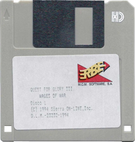 Quest For Glory III: Wages of War - Disc Image