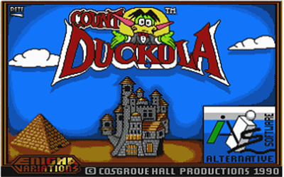 Count Duckula: No Sax Please, We're Egyptian! - Screenshot - Game Title Image