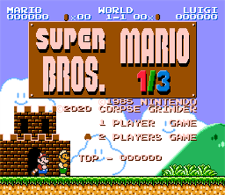 Super Mario Bros. 1/3 - Screenshot - Game Title Image