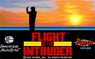 Flight of the Intruder - Screenshot - Game Title Image