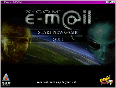 Em@il Games: X-COM - Screenshot - Game Title Image