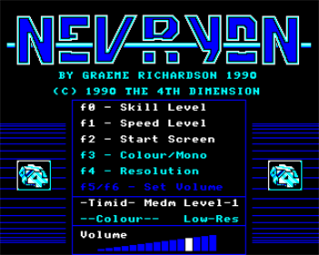 Nevryon - Screenshot - Game Select Image
