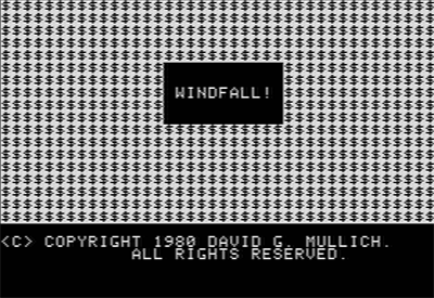 Windfall: The Oil Crisis Game - Screenshot - Game Title Image